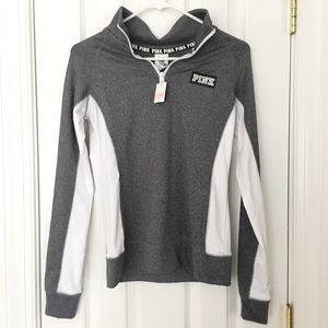 🌸NWT Victoria’s Secret Pink Quarter Zip